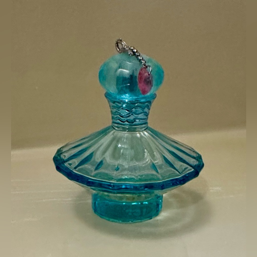 Britney Spears Curious Decorative Teal Jewel-Shaped Bottle
